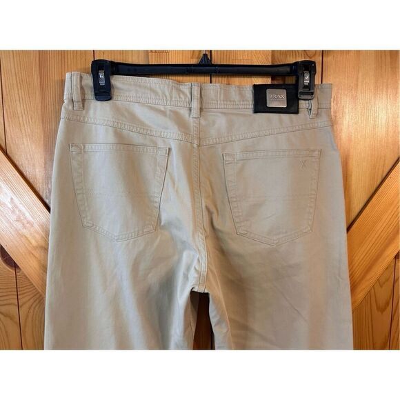 BRAX Feel Good Pants 34 Cesar Regular Fit blue label Men's Tan (4616) - Picture 6 of 9